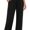 Women's Casual Loose Wide Leg Cozy Pants Yoga Sweatpants Comfy High Waisted Sports Athletic Lounge Pants with Pockets