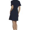 31mIMWaVL7L.jpg Women's Short Sleeve Fit and Flare Scuba Crepe Dress