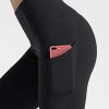 High Waist Yoga Leggings with 3 Pockets,Tummy Control Workout Running 4 Way Stretch Yoga Pants