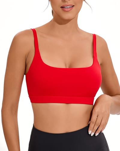 31sfk7e1maL.jpg Sports Bras for Women,Square Neck Sports Bra Medium Support Yoga Bra Workout Crop Top with Removable Cups