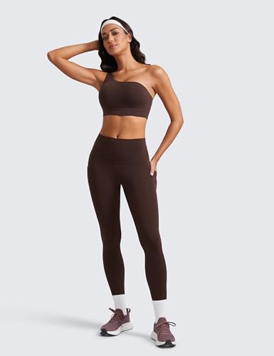 Butterluxe Womens One Shoulder Sports Bra - Sleeveless One Strap Low Impact Asymmetrical Workout Yoga Tops