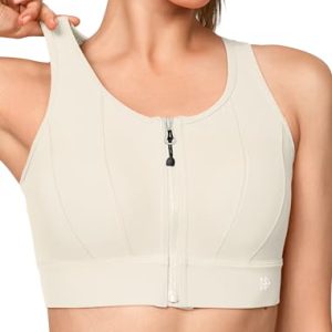 31y1IudVmoL.jpg Front Closure Sports Bras for Women High Support Large Bust Supportive Sports Bra High Impact for Running