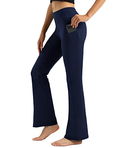 Women High Waisted Leggings with Pockets 30" Tummy Control Workout Running Yoga Pants