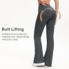 3 Packs Women's Flare Leggings with Pockets, Soft High Waisted Tummy Control Bootcut Workout Yoga Pants