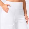 31yz9ciMnL.jpg Women's Capri Pants with Pockets High Waist Yoga Pants Wide Leg Workout Crop Summer Pants for Casual, Travel, Exercise