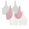 31zNQGNdMvL.jpg Women's Multi-Pack Front Closure Cotton Bra