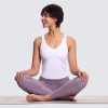 Women's Longline Sports Bra Wirefree Padded Workout Yoga Tank Top
