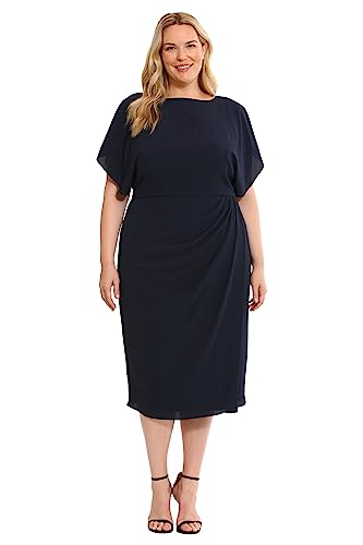 31zTlpifdDL.jpg Women's Boat Neck Flutter Sleeve Dress Occasion Event Guest of