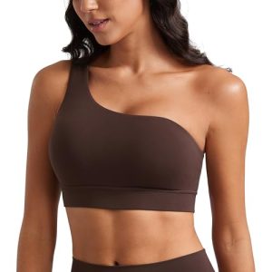 412afv2oBEL.jpg Butterluxe Womens One Shoulder Sports Bra - Sleeveless One Strap Low Impact Asymmetrical Workout Yoga Tops