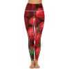 Fresh Strawberry Women's Yoga Pants Stretch Leggings with Pockets High Waist for Workout