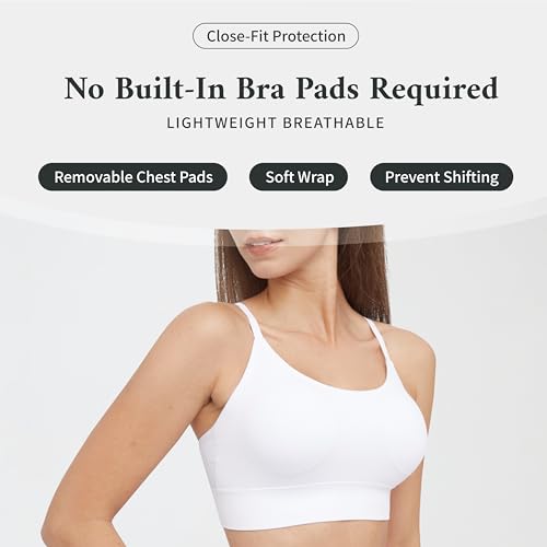 413mCkkSzaL.jpg Womens Sports Bras for Women Light Support Padded Workout Bras for Women Supportive Seamless Women's Wireless Yoga Bra