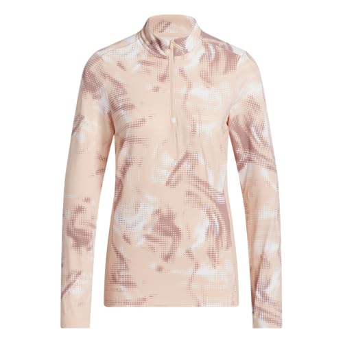 Women's Ultimate365 Printed Quarter-Zip Mock Long Sleeve Shirt