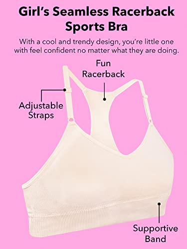Girls' Seamless Racerback Sport Bra