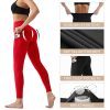 High Waisted Leggings for Women - Tummy Control Yoga Pants for Workout Running Athletic Women's Leggings Plus Size