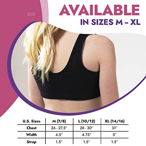 419SazYC61L.jpg Girls and Teens Racerback Active Sports Bra, Breathable, Lightweight, Multipacks