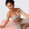 Clouduxi Y Back Sports Bras for Women - Light Support Racerback Yoga Bra, A-C Cups