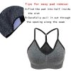 41BVc3Fx-KL.jpg Women's Cross Back Sport Bras,Adjustable Straps Padded Criss Cross Cropped Bras for Yoga Workout Fitness