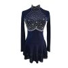 41BooQMexRL.jpg Ice Figure Skating Dress Girls Women Elegant Quality Crystals Competition Ice Dance Skirt Competition