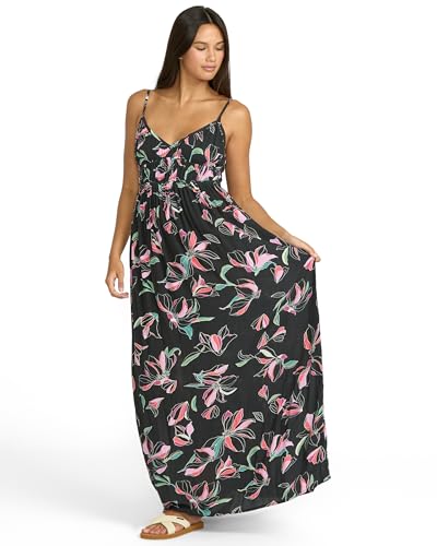 41En1djsbRL.jpg Women's Dream in Bloom Crinkly Viscose Maxi Dress – Adjustable Straps for Effortless Summer Style