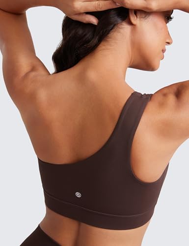 Butterluxe Womens One Shoulder Sports Bra - Sleeveless One Strap Low Impact Asymmetrical Workout Yoga Tops