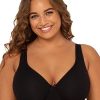 41GGmq99FdL.jpg Fit For Me By Women's Plus Size Cotton Unlined Underwire Bra-Pinch-Free Straps - Side and Back Smoothing