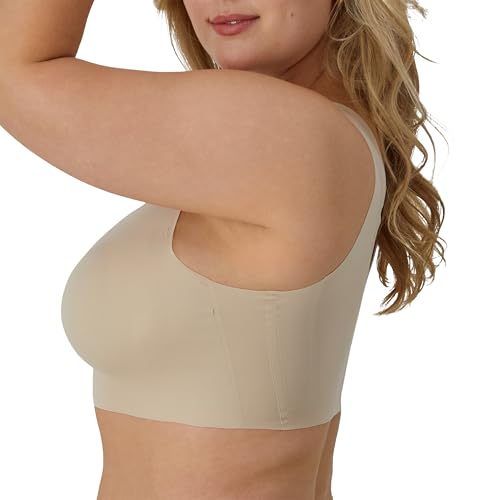 41Hxiuo408L.jpg Women's Comfort Revolution Easylite Wireless T-Shirt Bra, Pullover Wirefree T-Shirt Bra
