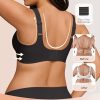 Bras for Women No Underwire Wireless Support Bra Underarm-Smoothing Seamless Push Up Full Coverage T-Shirt Sports Bra
