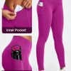 41M2EPpexfL.jpg Leggings with Pockets for Women Tummy Control High Waist Yoga Pants with pockets for Workout Athletic Leggings