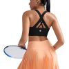 41RfsWPBjXL.jpg Sports Bra for Women, Criss-Cross Back Padded Strappy Sports Bras Medium Support Yoga Bra with Removable Cups