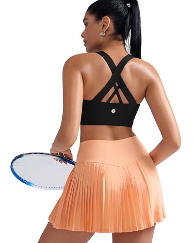41RfsWPBjXL.jpg Sports Bra for Women, Criss-Cross Back Padded Strappy Sports Bras Medium Support Yoga Bra with Removable Cups