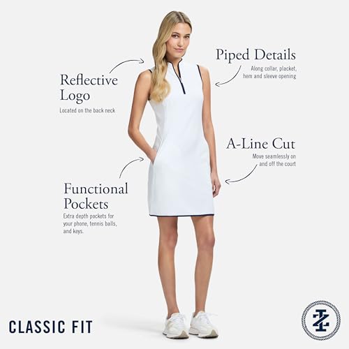 41SnZx81zL.jpg Women's Tennis Dress Athletic Performance Stretch