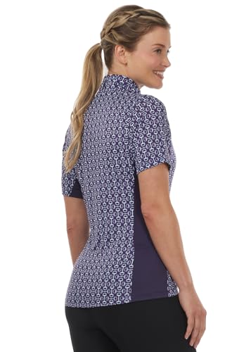41UROs07voL.jpg Women's Breeze Ice Fil Short Sleeve Horse Riding Shirt – Ultra-Lightweight Cooling Equestrian Top, Great for Summer