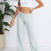 41VHUb-1WhL.jpg Women's Wide Leg Sweatpants Workout Lounge Pants Fold Over Low Rise Yoga Pants