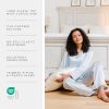 Women's 100% Mulberry Silk Long Pajama Set with Gift Box