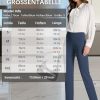 Buttery Soft Women's Bootcut Yoga Pants with 4 Pockets Tummy Control Workout Bootleg Work Pants