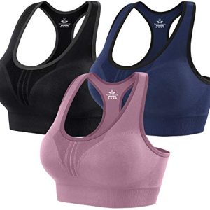 High Impact Sports Bras for Women High Support Padded Sports Bra Workout Bras for Women Racerback Bra for Yoga