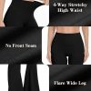 41bQECXqJ1L.jpg Women's High Waist Flare Yoga Pants, No Front Seam, Casual Leggings with Tummy Control, 29/31/33" Inseam
