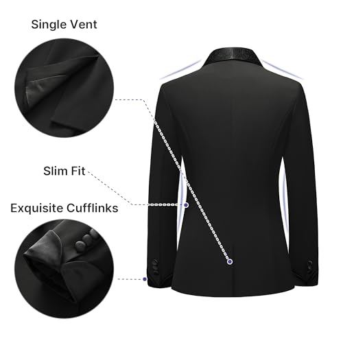 Women's Pants Suit 2 Piece Set Smil Fit Jacket Shawl Sollar Blazer Dress for Women