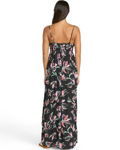 41dS-VLwy-L.jpg Women's Dream in Bloom Crinkly Viscose Maxi Dress – Adjustable Straps for Effortless Summer Style