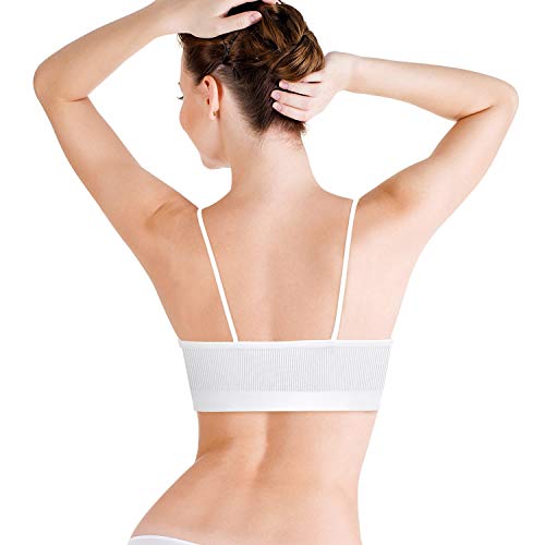 Bras for Women Pack of 6, Bralettes for Women Padded, Sports Bras for Women