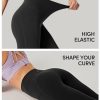 No Front Seam Leggings with Pockets for Women Buttery Soft Tummy Control Workout Leggings High Waisted Yoga Pants