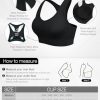 Racerback Sports Bras for Women Comfortable Wirefree Sleep Bras Breathable Mesh Padded Low Impact Workout Bra