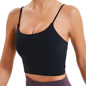 41fLtYzwsL.jpg Women Padded Sports Bra Fitness Workout Running Shirts Yoga Tank Top