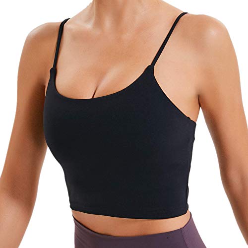 Women Padded Sports Bra Fitness Workout Running Shirts Yoga Tank Top