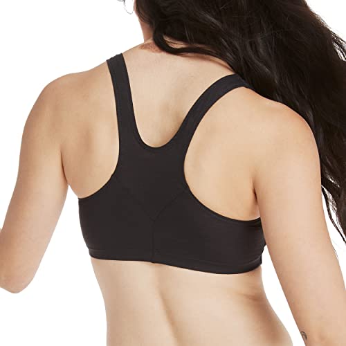 41g87pP1kL.jpg Women's X-Temp Wireless Low-Impact Stretch Pullover Racerbacj Bra, 2-Pack