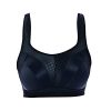 womens Dynamic Wireless Soft Cup Sports Bra Racer Back Conversion