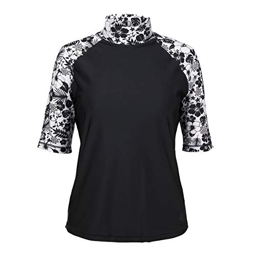 41kIcMuLZEL.jpg Women’s Aloha Short Sleeve Sun and Swim Shirt with UPF 50+ Sun Protection – Womens Short Sleeve Rash Guard
