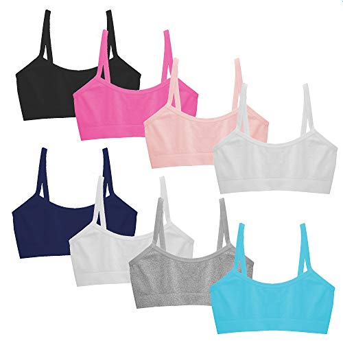Girls Seamless Training Bra - Crop Sports Bra Pack