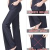 Women's Bootcut Yoga Pants with Pockets High Waist Bootleg Yoga Workout Pants for Women