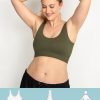 Women's 360 Stretch Longline Sport, Comfortable Wireless Bras, Seamless Full-Coverage for a Natural Shape